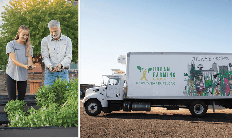 Dr. Joe Roselle, Chief Operating Officer of UFE, works directly with the youth to help the entire community.