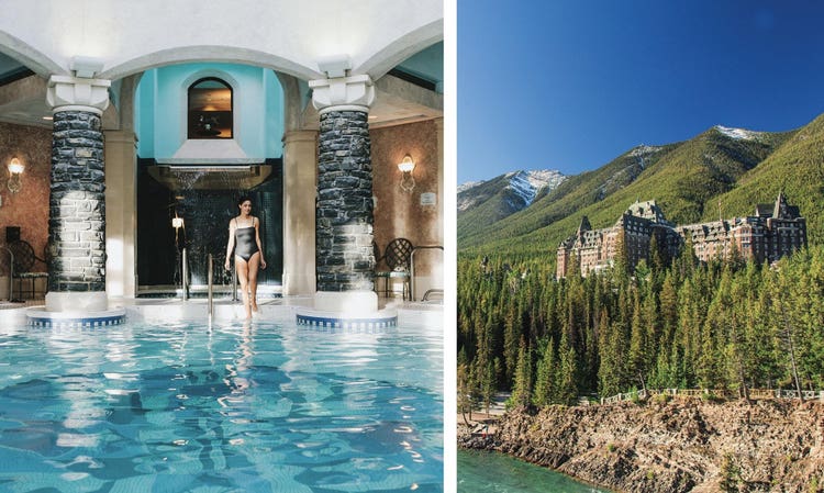 Geothermal Spas Fairmont Banff Springs, Alberta, Canada